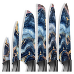 12-Piece Astercook Stratigraphic Series Stainless Steel Knife Set