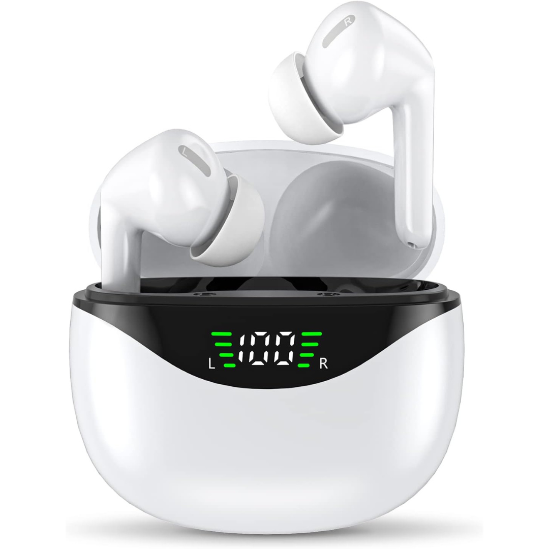 IPX5 Waterproof A6 60H Playtime in-Ear Bluetooth 5.3 Headphones