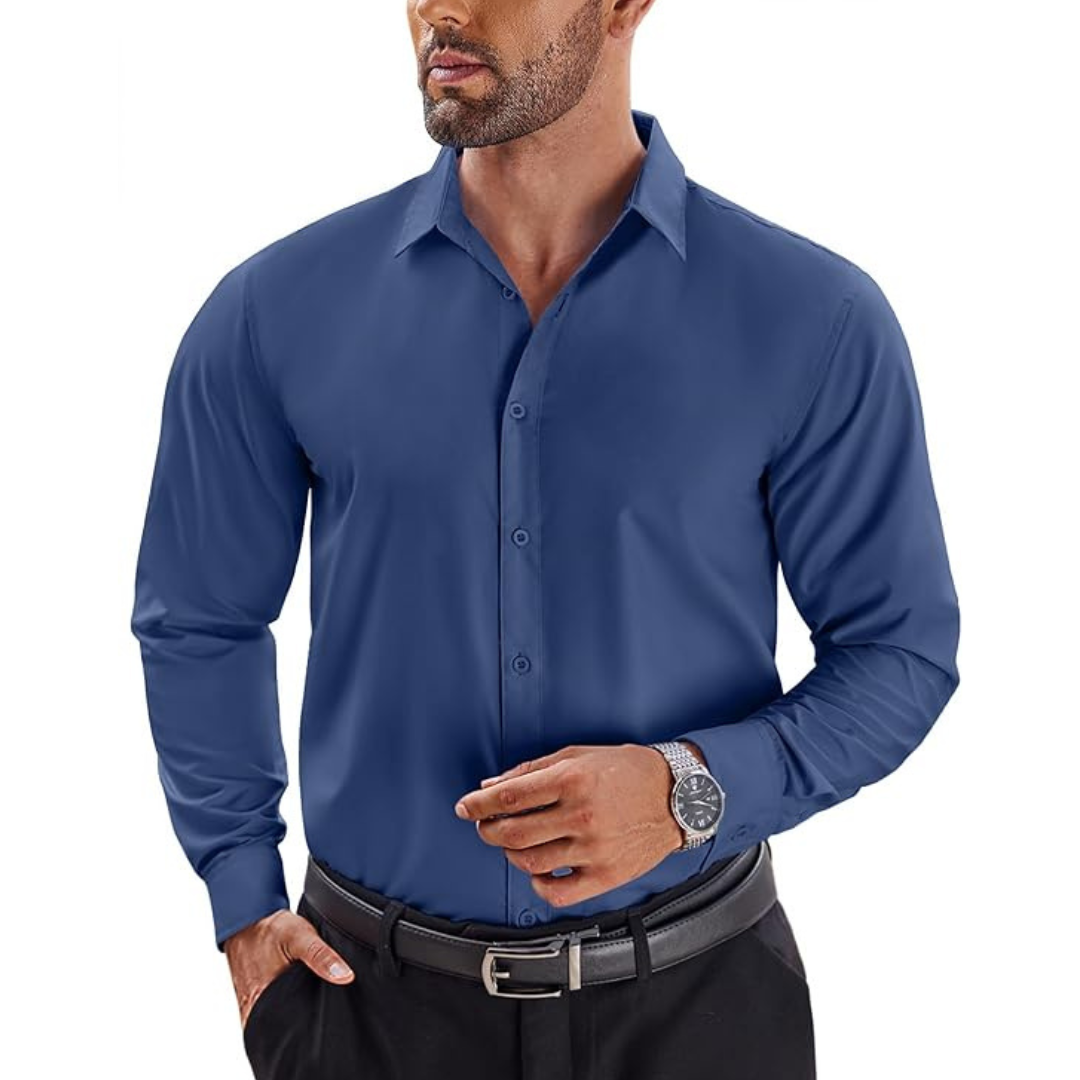 Coofandy Men's Long Sleeve Regular Button Up Shirts