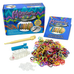 Rainbow Loom Monster Tail Kit Features Compact Loom And Case, Makes Monster Sized Bracelets