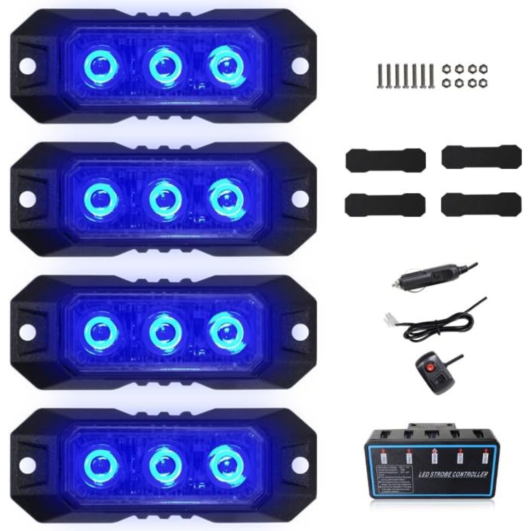 Adauris 3-LED Trucks Emergency Strobe Lights