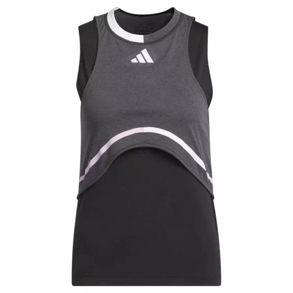 Adidas Women's Tennis Heat.Rdy Match Tank Top (Black)