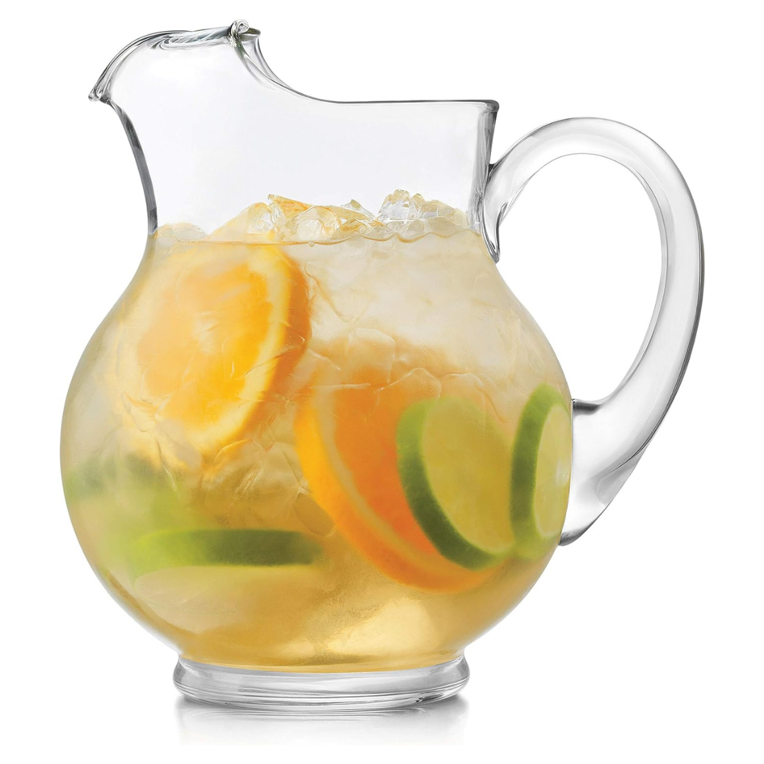 2-Set Libbey Acapulco Glass Pitcher Set, 89 Oz.