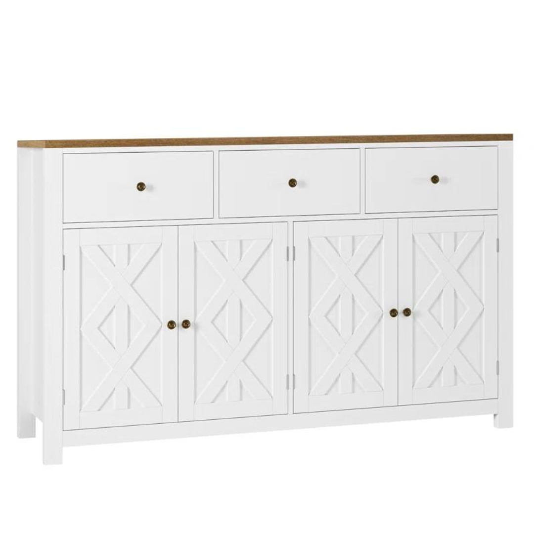 Lark Manor Armita 55.1" W Sideboard With Adjustable Shelves