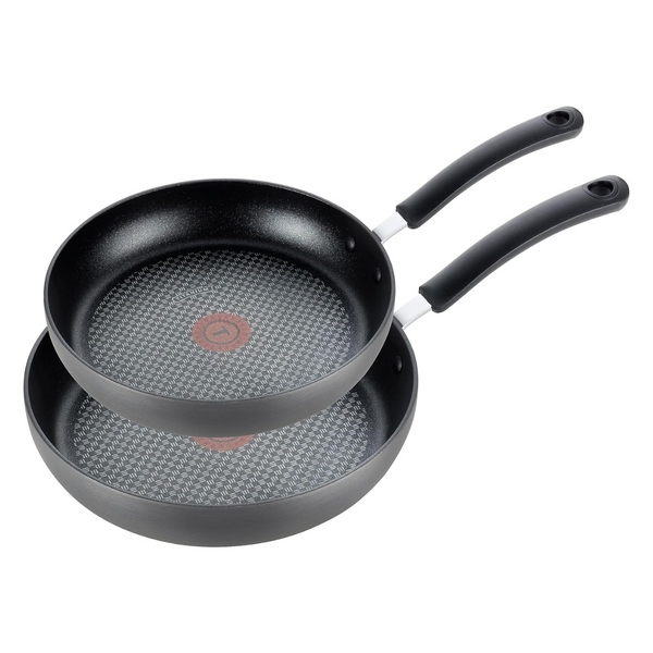 2-Piece T-fal Ultimate Hard Anodized Nonstick Fry Pans (8" & 10")