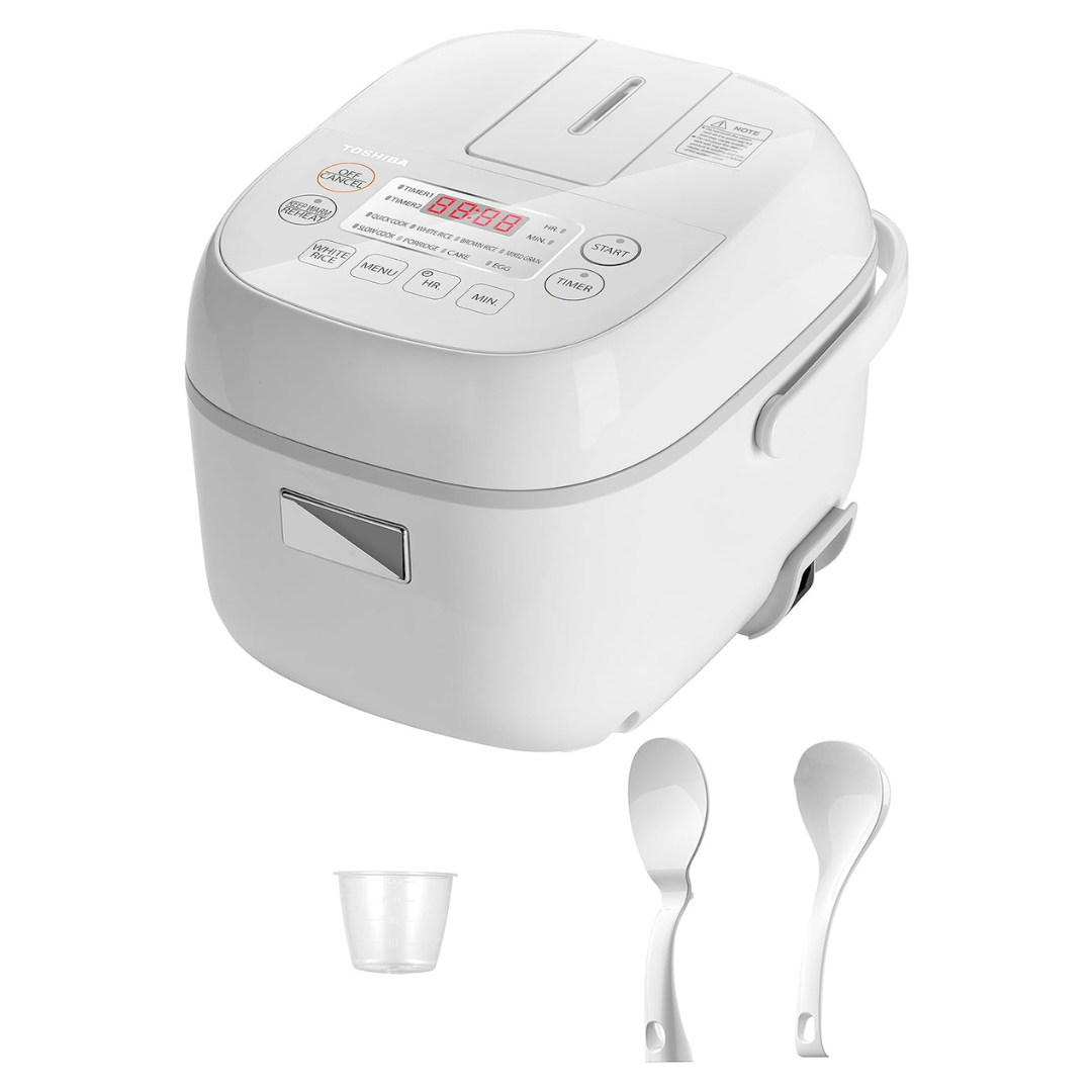 Toshiba Digital Programmable Steamer & Warmer Uncooked Rice Cooker