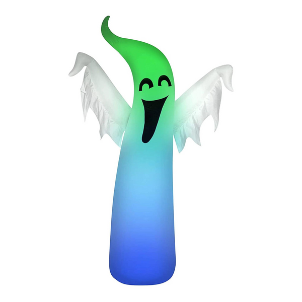 Occasions 5 Foot Pre Lit LED Inflatable Color Changing Ghost Yard Decor