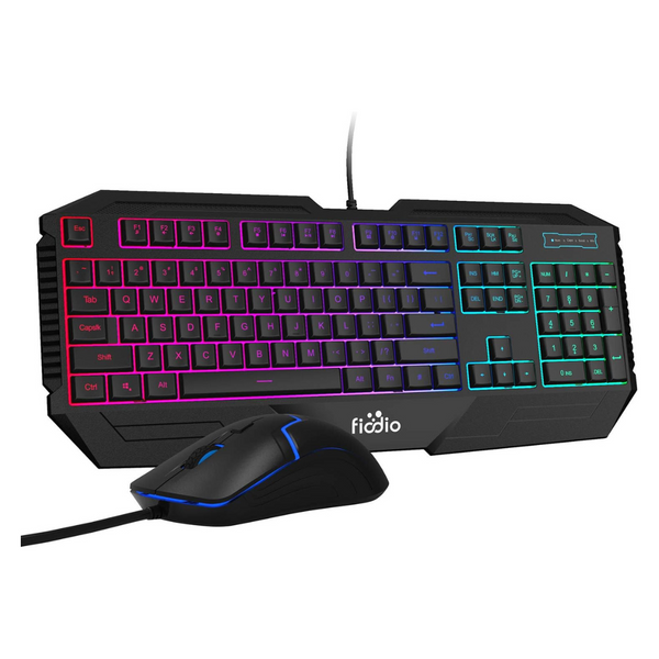 Rainbow Wired Gaming Computer Keyboard And Mouse Combo