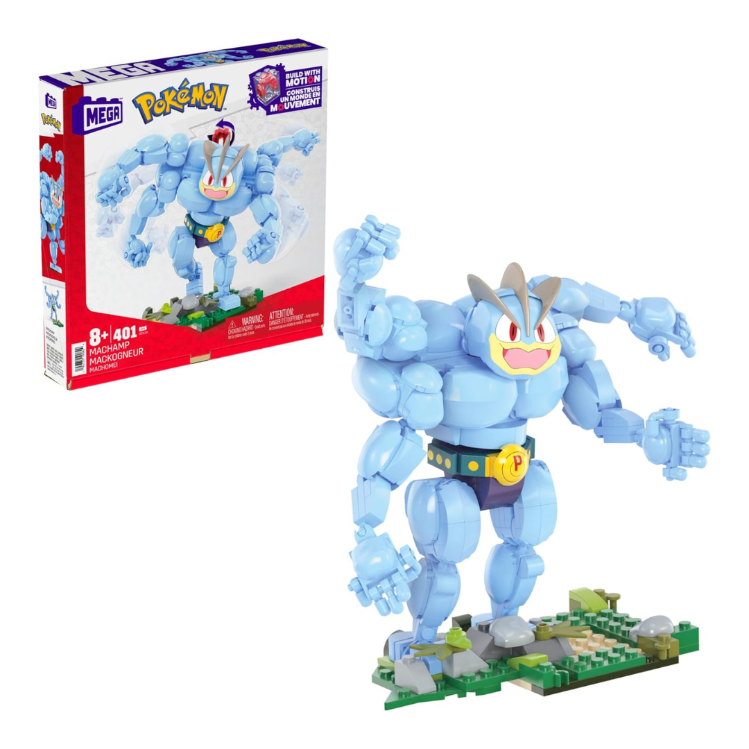 Mega Pokemon Building Toys Set Machamp With 401 Pieces