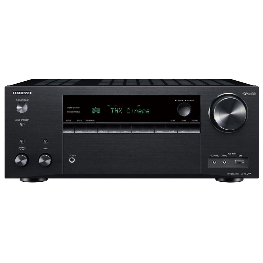 Onkyo TX-NR797 9.2 Ch. 4K Network A/V Receiver w/ Dolby Atmos, Bluetooth & WiFi