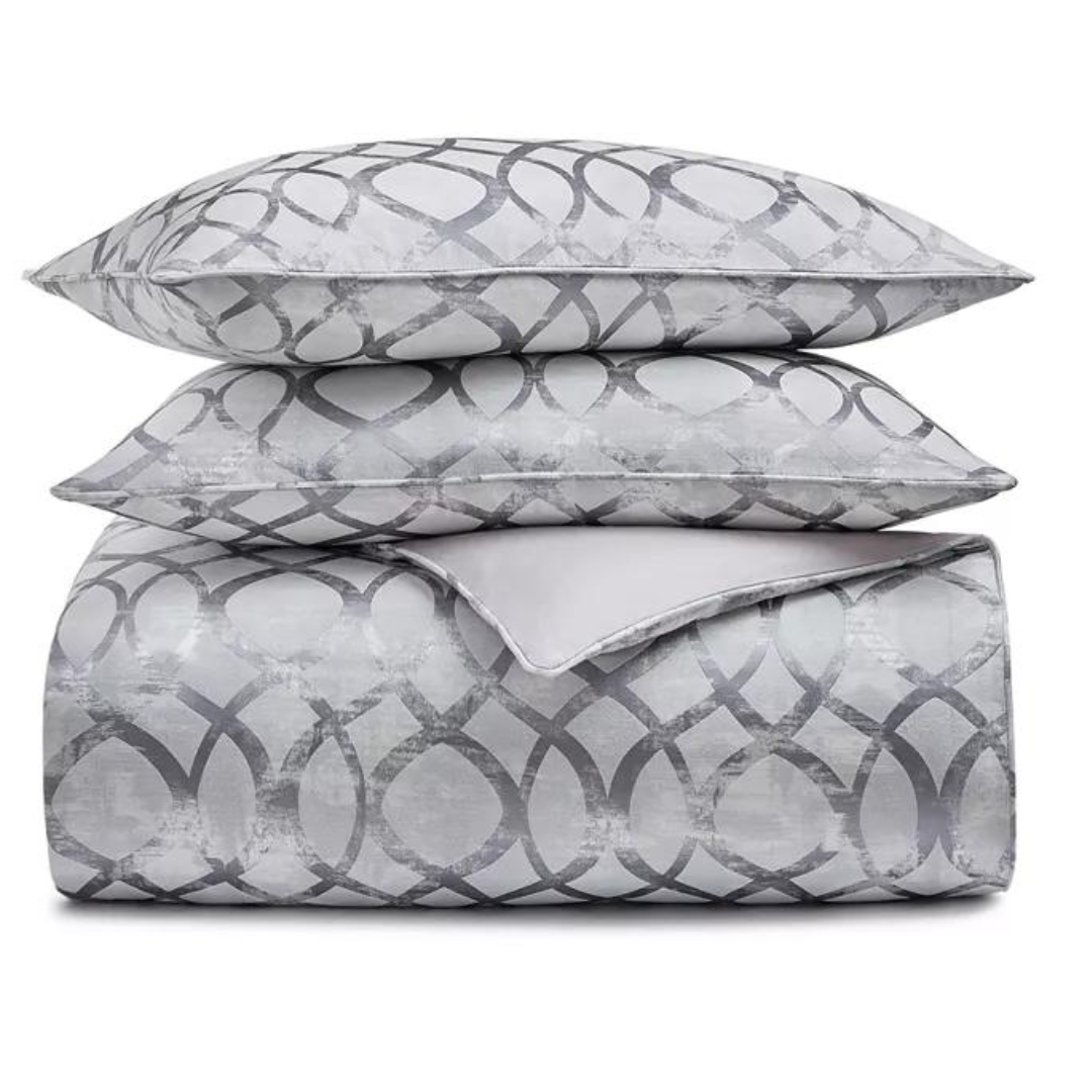 3-Piece Hotel Collection Helix Comforter Set (Full/Queen)