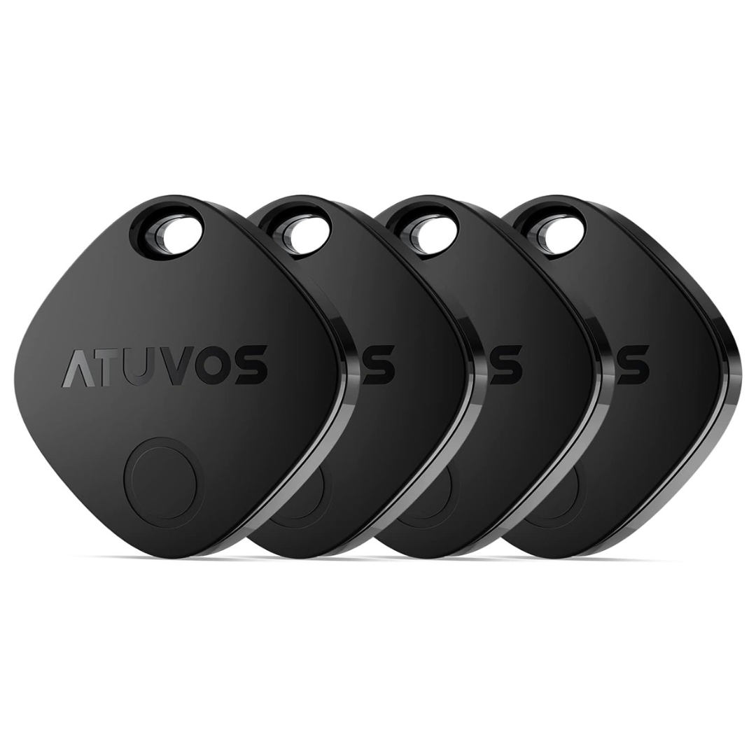 4-Pack Atuvos Luggage Tracker Tag