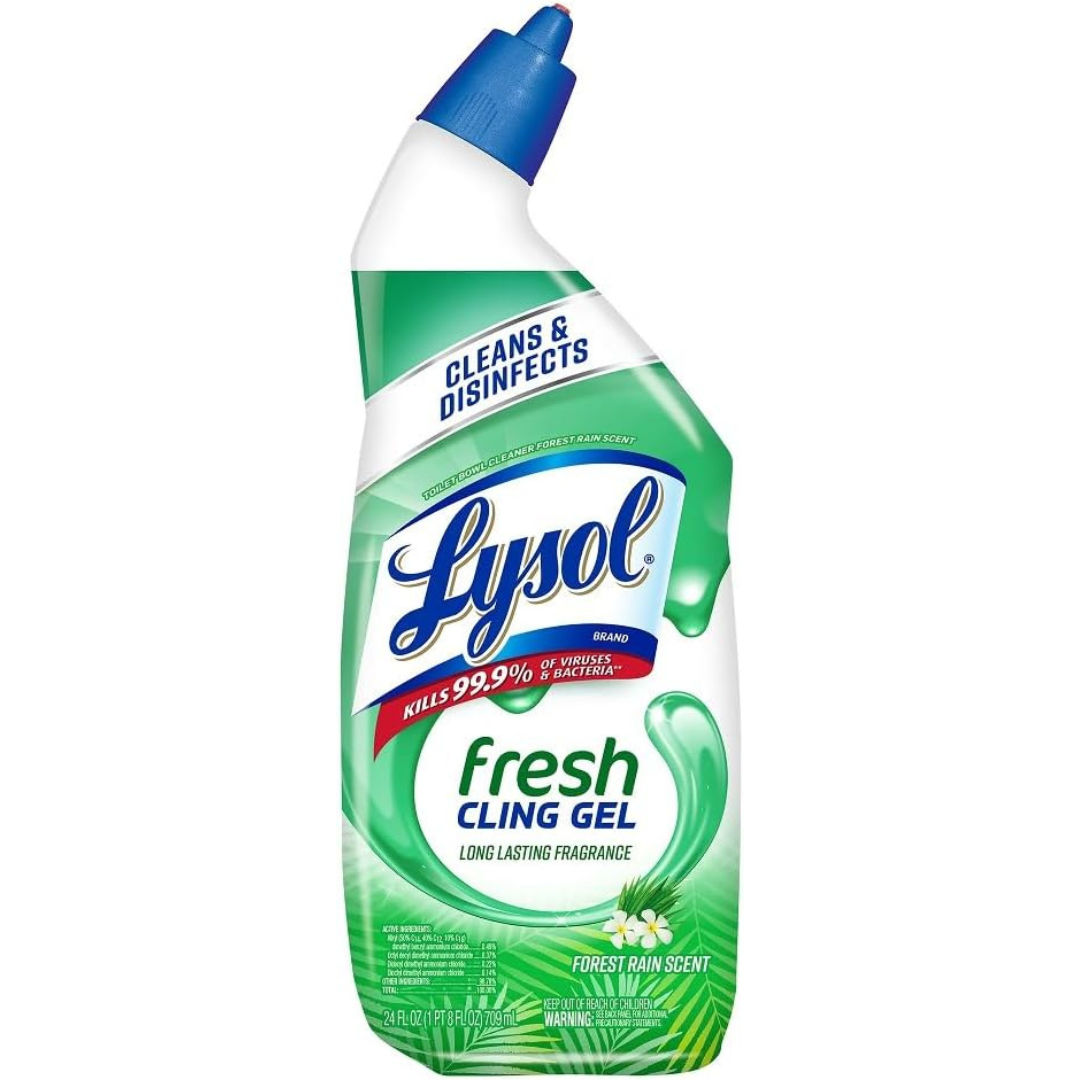 Lysol Toilet Bowl Cleaner Gel For Cleaning and Disinfecting (24 Oz)