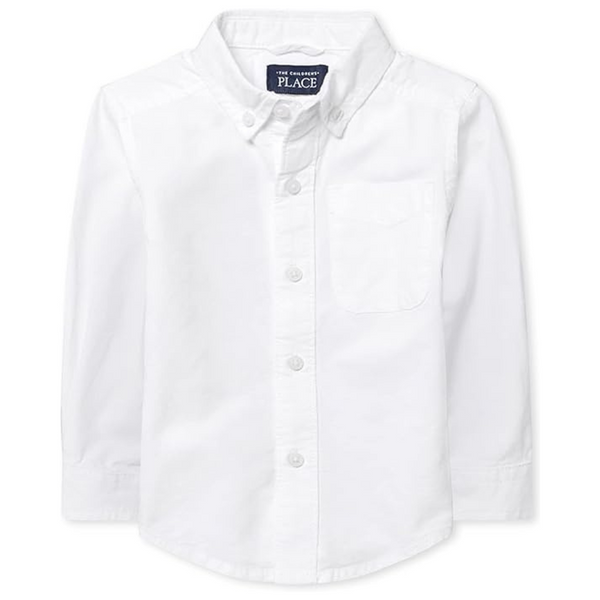 The Children's Place Baby Boys Long Sleeve Oxford Button Down Shirt