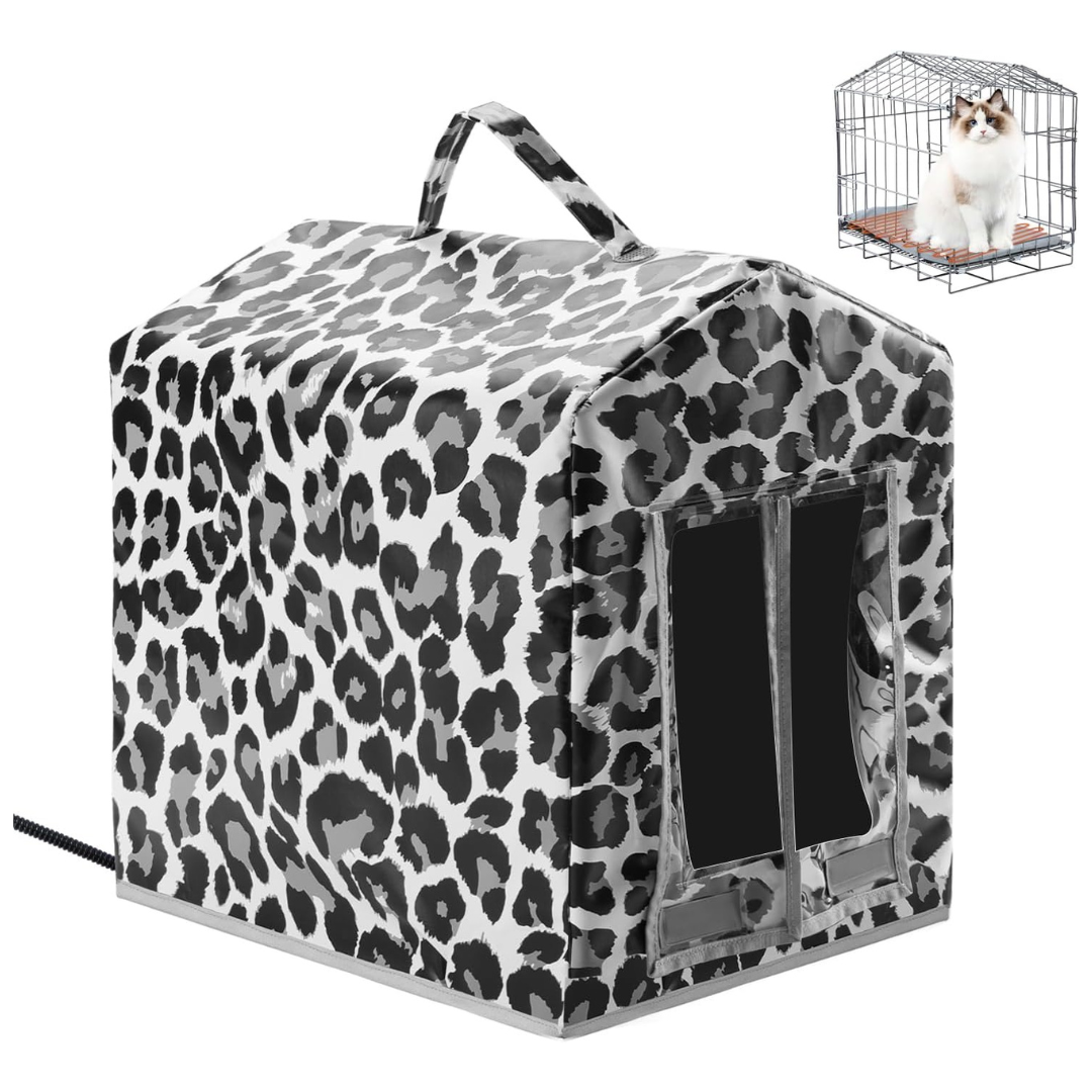 Petfactors Weatherproof Heated Outdoor Elevated Cat House