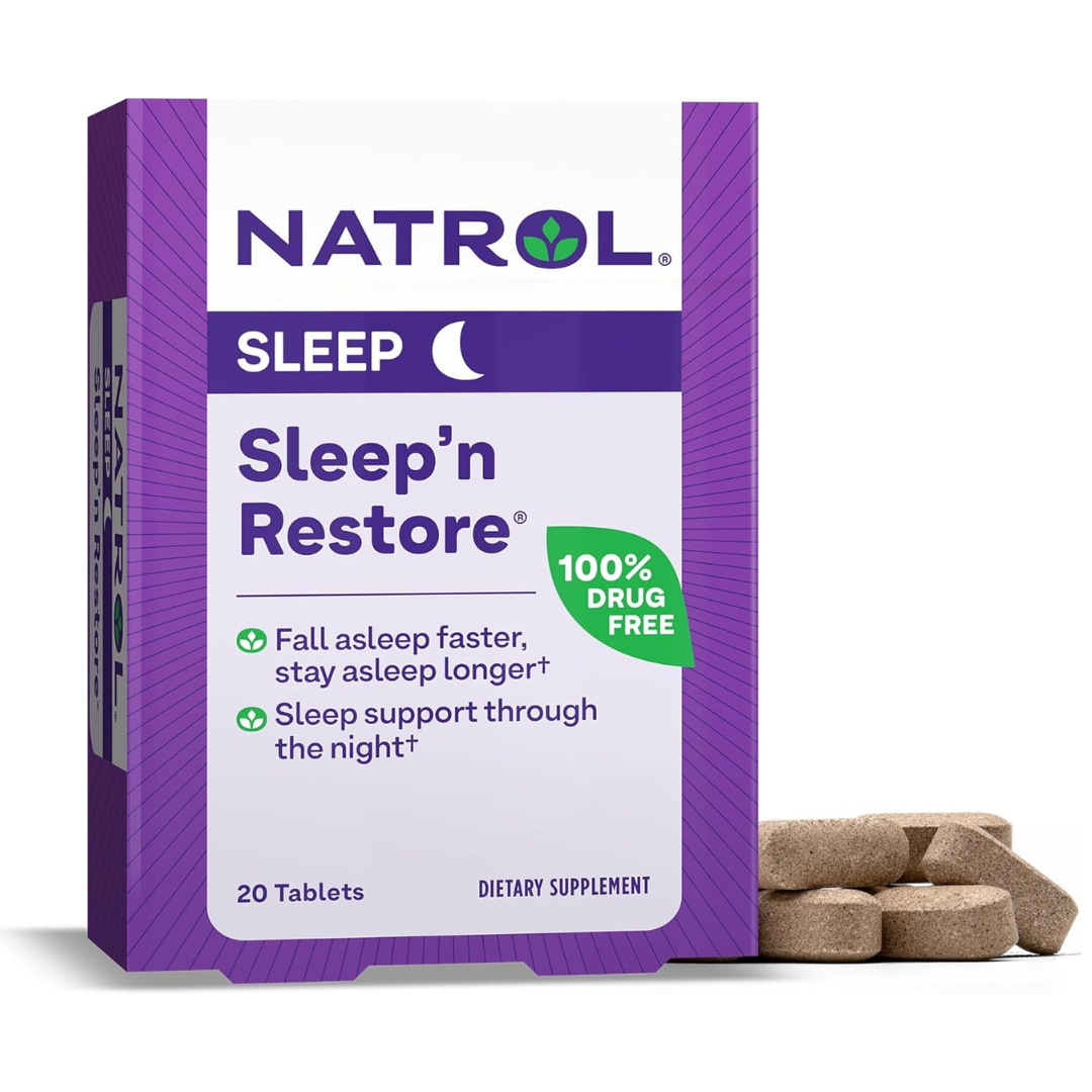 20-Count Natrol Sleep N Restore Tablets