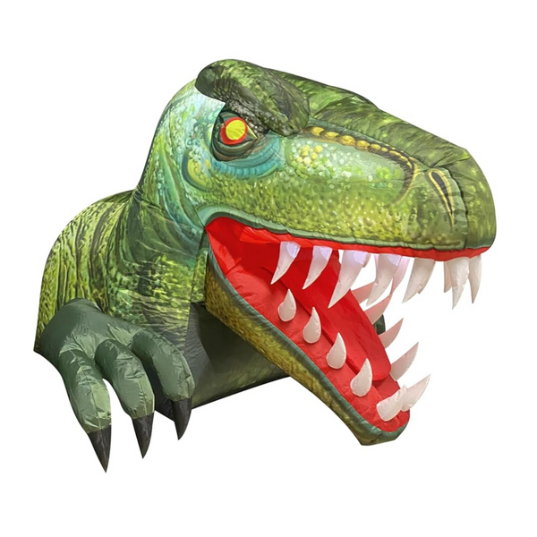 Halloween Blow Ups Animated Dinosaur Decorations With LEDs