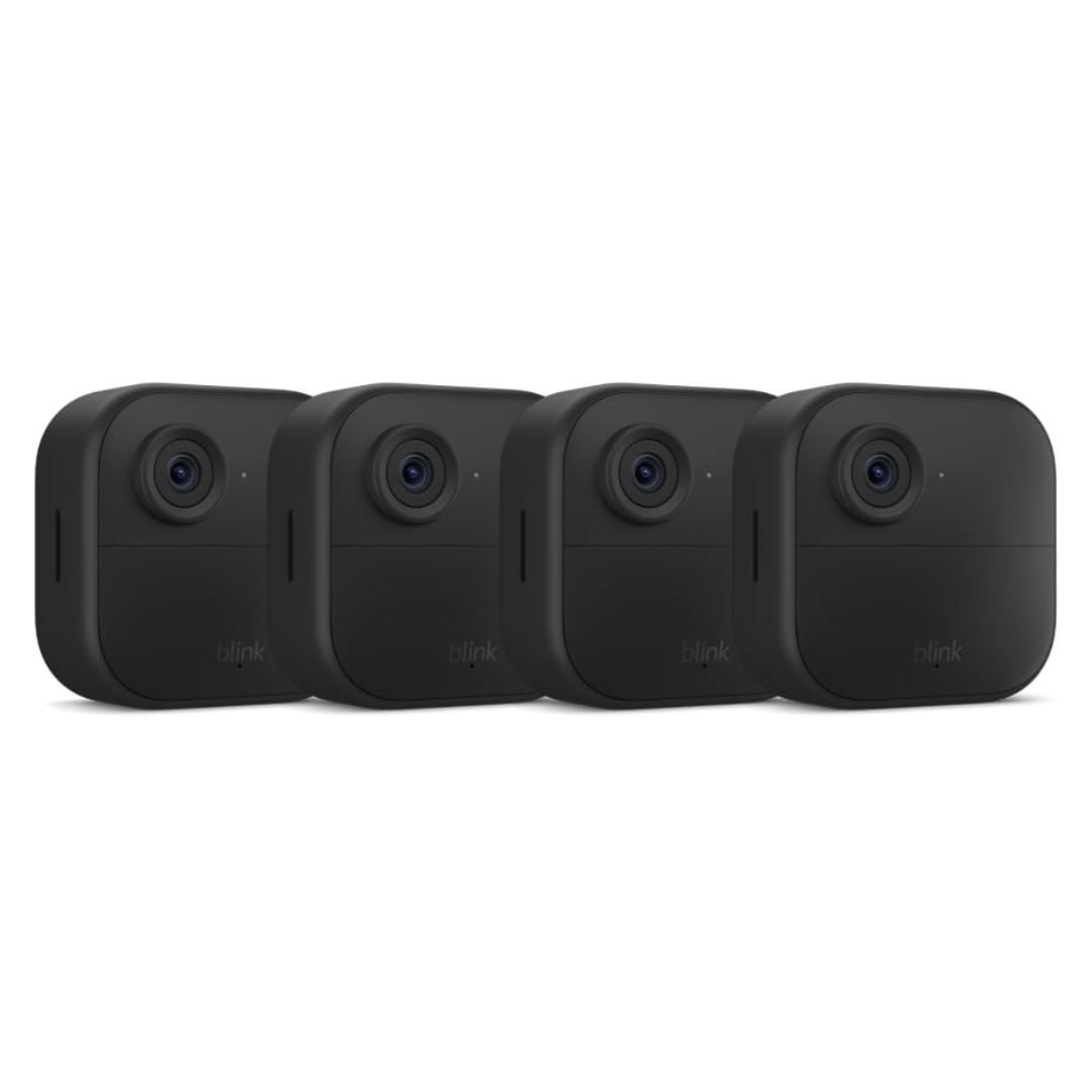 4-Pack Blink Outdoor 4 Wire-Free Smart Security Camera System (4th Gen)