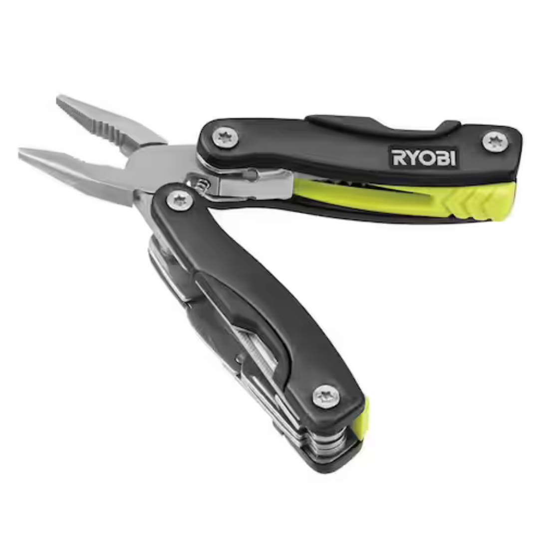 Ryobi 14-In-1 Compact Stainless Steel Multi-Tool & Pouch