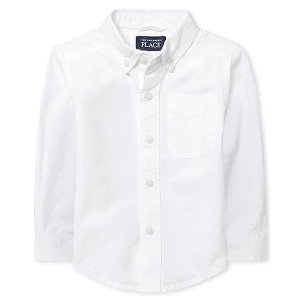 The Children’s Place Baby Boys Long Sleeve Oxford Button Down Shirt