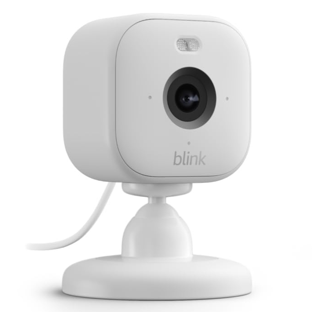 Blink Mini 2 — Plug-In Smart Security Camera, HD Night vVew In Color, Built-In Spotlight, Two-Way Audio, Motion Detection