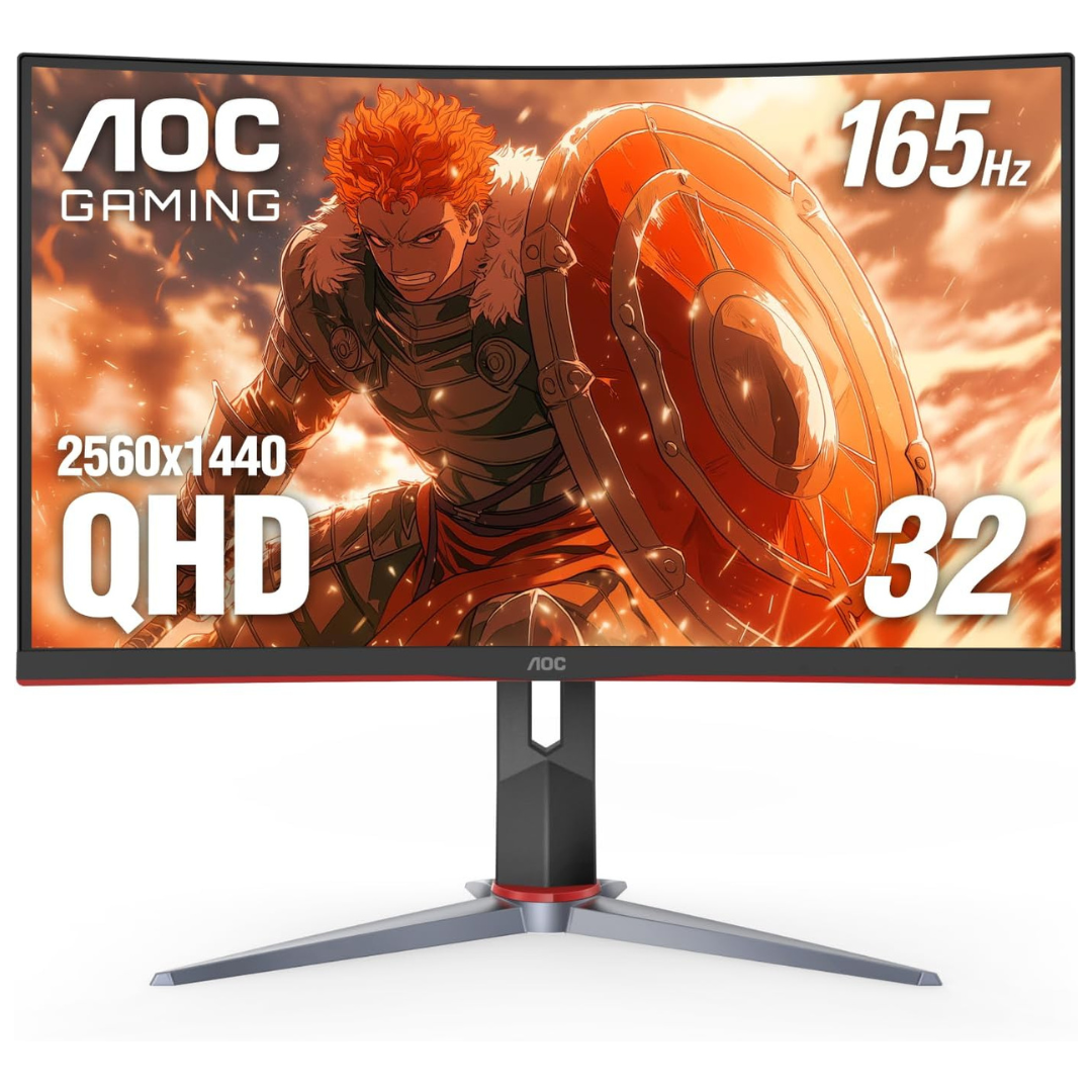 AOC CQ32G2S 32" Curved WQHD VA LED Gaming Monitor