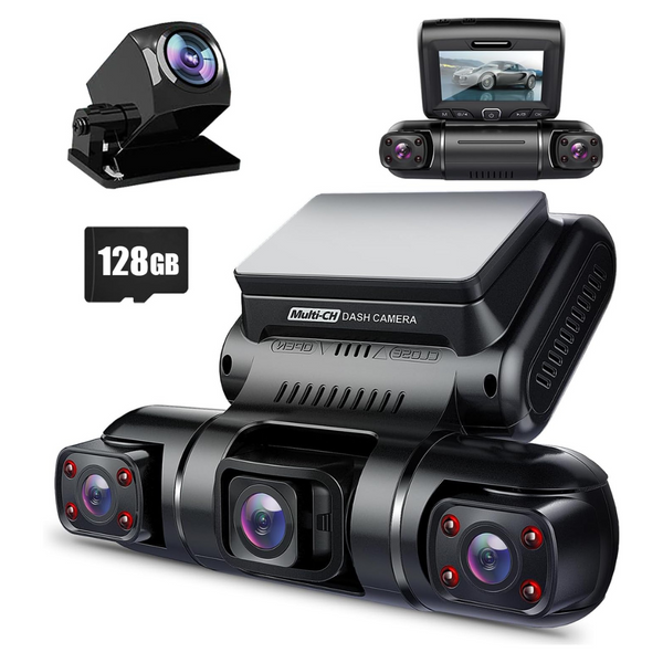 PRUVEEO 360 Degree View 4 Channel 1080p Dash Cam