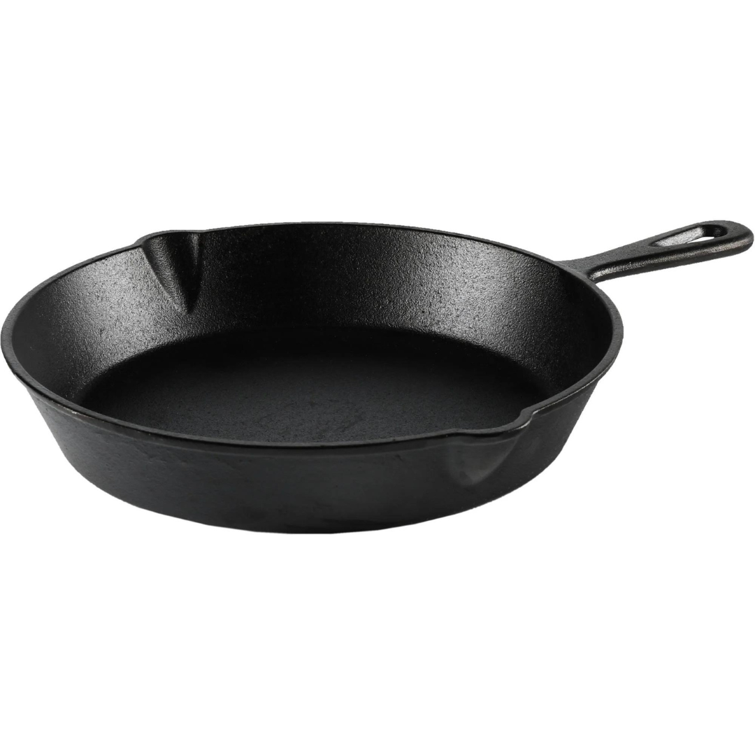 Ozark Trail 10.5" Cast Iron Skillet With Handle And Lips