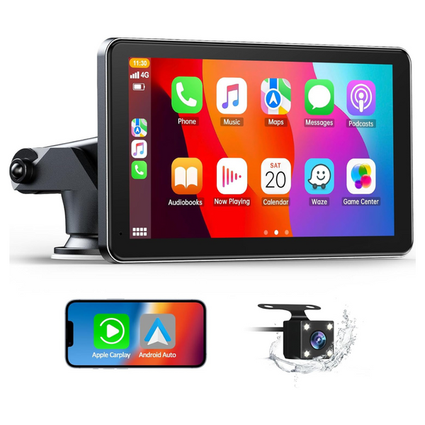 7" Apple CarPlay & Android Auto Car Portable Car Stereo W/ Backup Camera