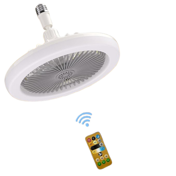 10" Socket Ceiling Fan Light With Remote Control