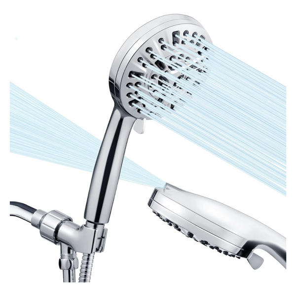 10-mode Stainless Steel High Pressure Shower Head With Handheld