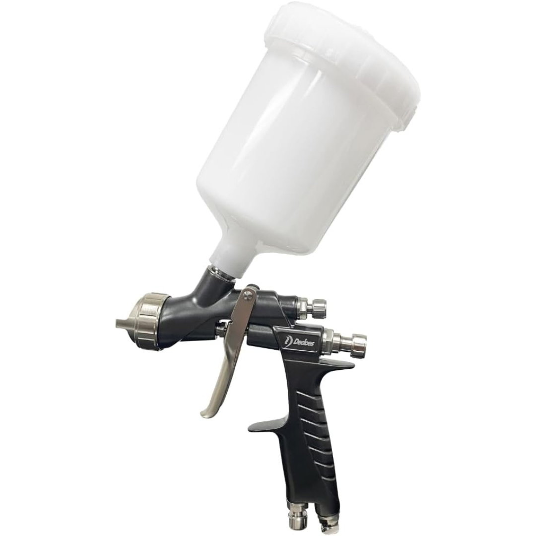 Dedoes 1.3 Mm HVLP Paint Spray Gun With 600 Ml Plastic Cup