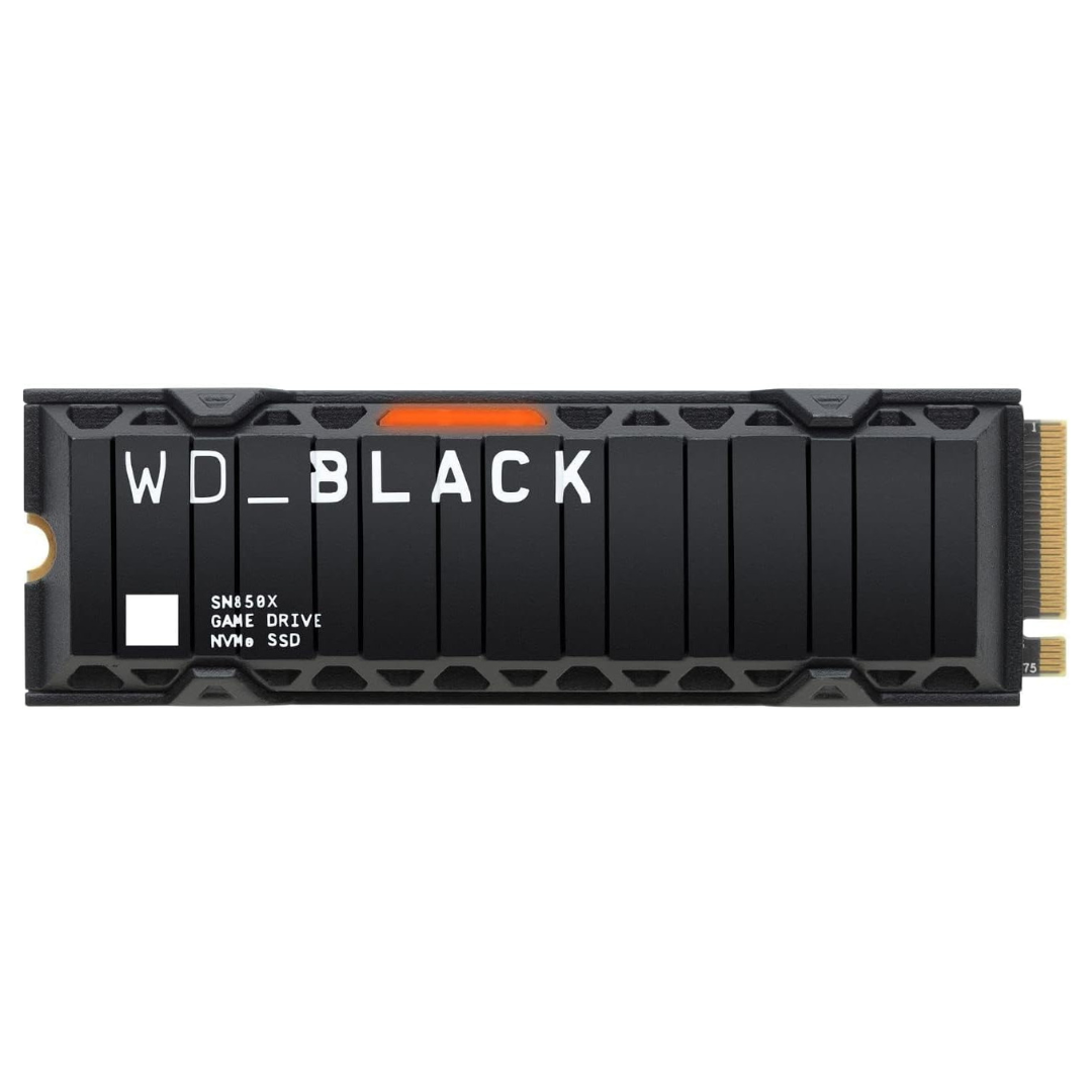 WD SN850X 2TB NVMe M.2 2280 PCIe Gen4x4 Internal SSD With Heatsink