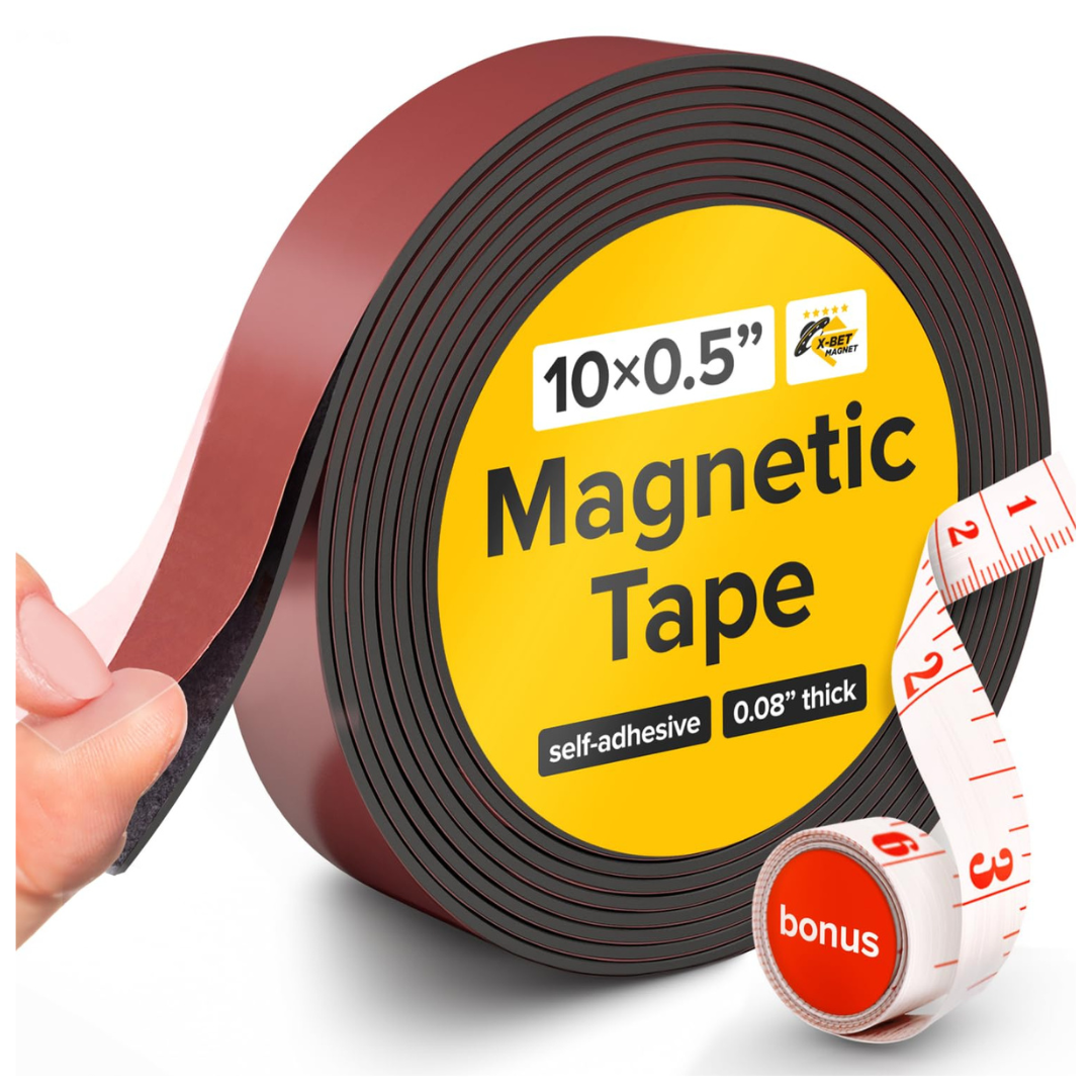 X-bet MAGNET Flexible Magnetic Tape (1/2 Inch x 10 Ft)