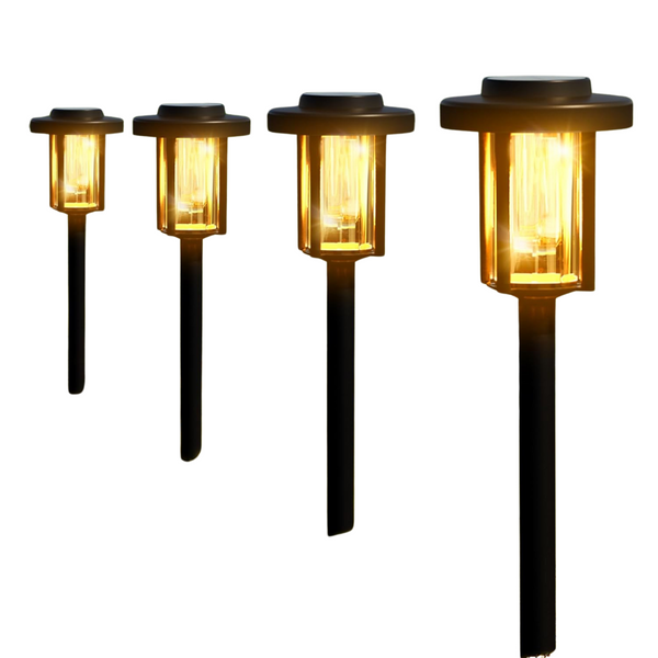 8-Pack IP65 Waterproof Auto On/Off Bright Solar Garden Lights