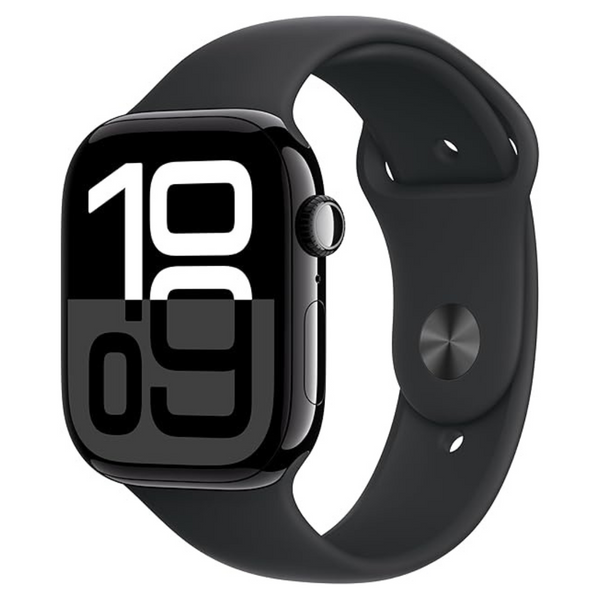 Apple Watch Series 10 (GPS) 46mm Smartwatch (Jet Black - M/L)