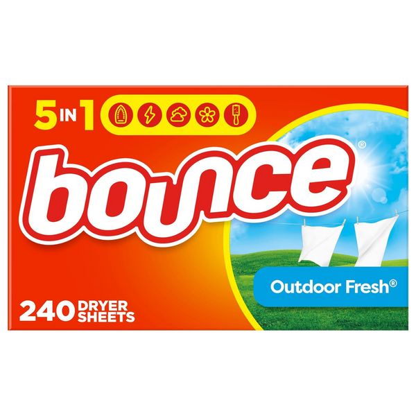 960-Count (4-Pk x 240-ct) Bounce Outdoor Fresh Fabric Softener Sheets