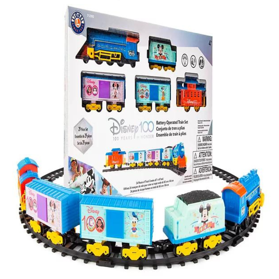 Lionel Disney 100 Years Of Wonder Battery Operated Ready-To-Play Train Set