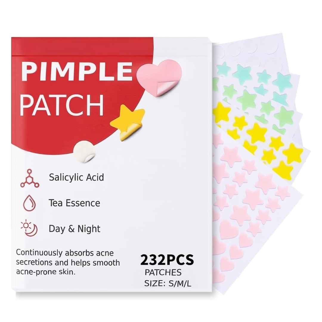 232-Piece Hydrocolloid Pimple Popper Acne Patches