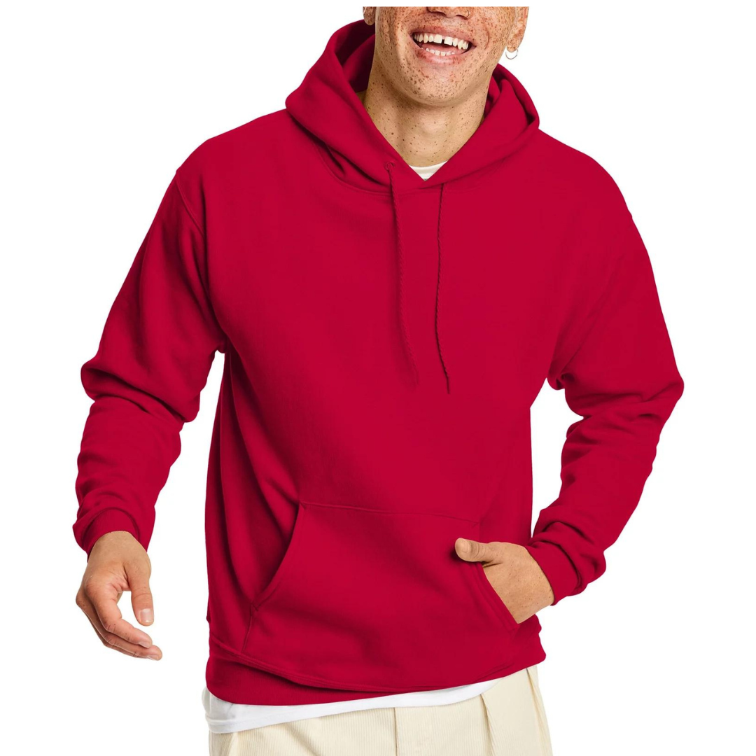 Hanes Men's Pullover EcoSmart Hooded Sweatshirt (Various)