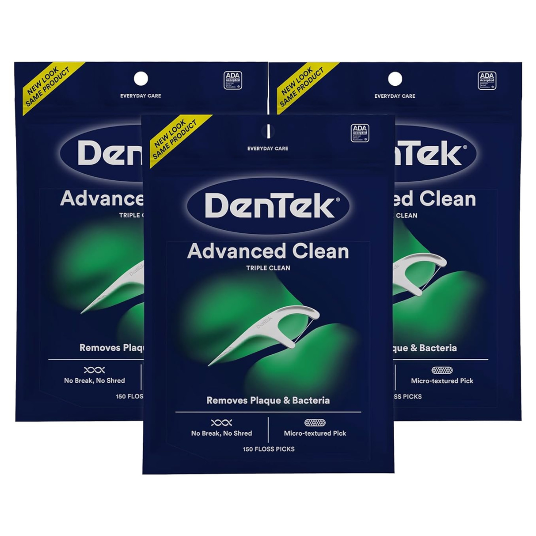 3-Pack DenTek Triple Clean Advanced Clean Floss Picks