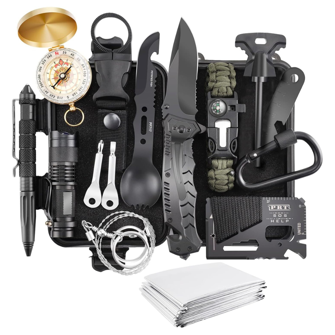 Verifygear 17-In-1 Emergency Survival Gear And Equipment Kit