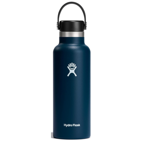 Hydro Flask Stainless Steel Standard Mouth Water Bottle With Flex Cap And Double-Wall Vacuum Insulation