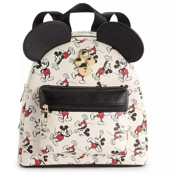 Disney Mickey Mouse All Over Print Mickey Ears Mini Dome Backpack