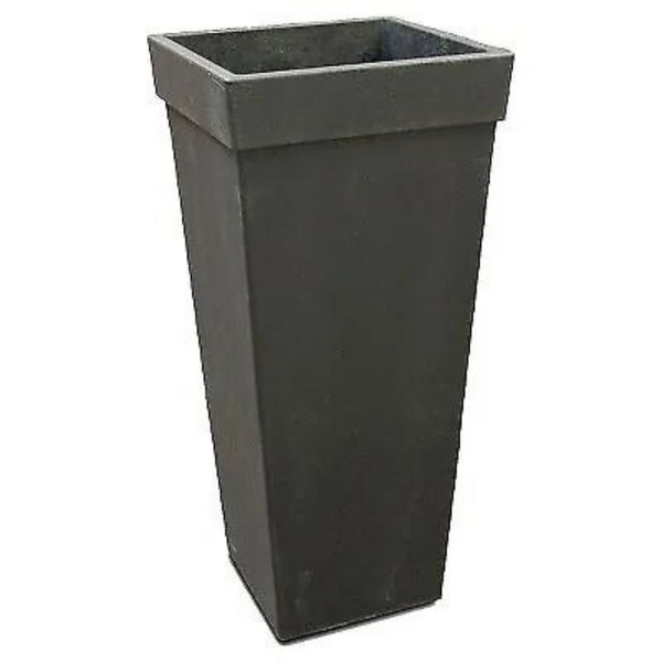 Tierra Verde 11" Wide Tapered Square Recycled Self Watering Planter