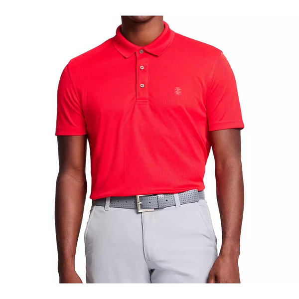 IZOD Mens Golf UPF 15 Grid Polo