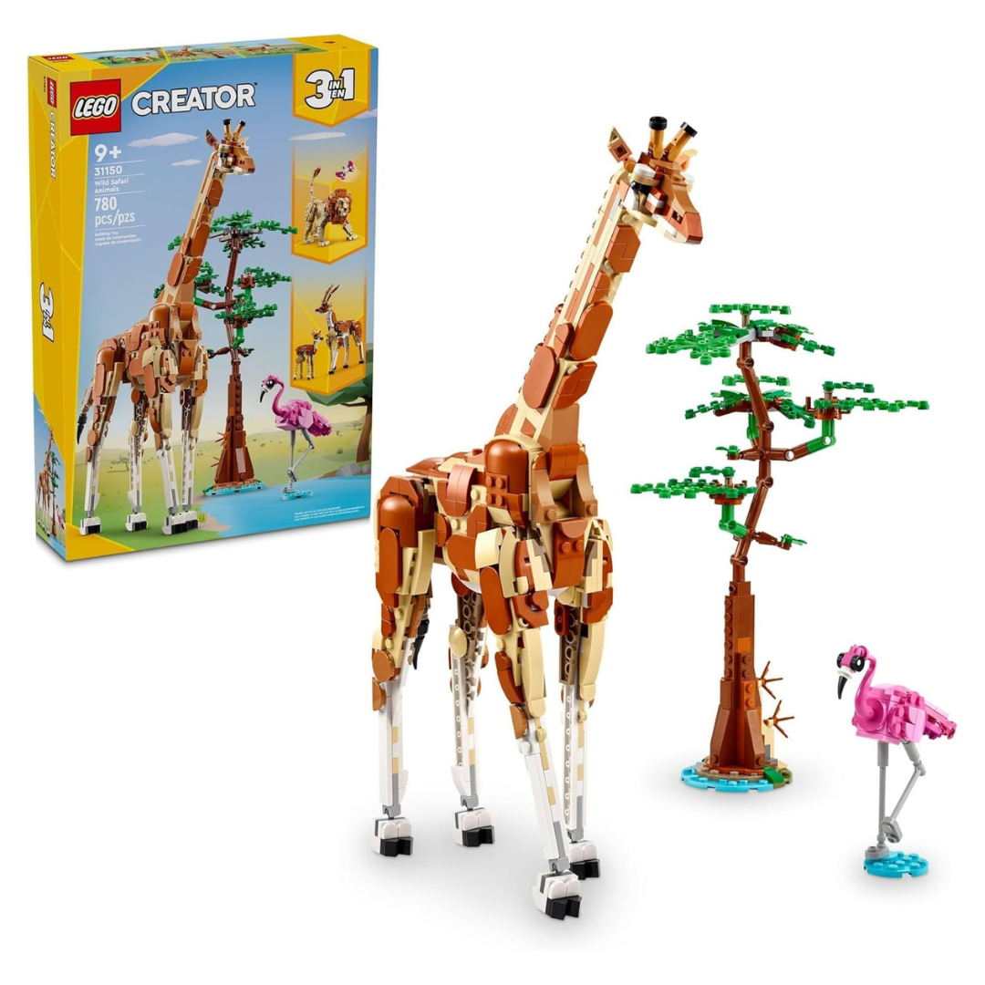 LEGO 31150 Creator 3 In 1 Wild Rebuilds Safari Animal Figures