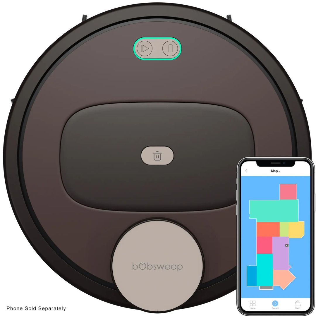 bObsweep PetHair Appetite WiFi Connected Robotic Vacuum and Mop