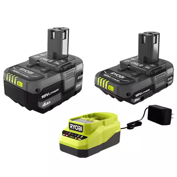 RYOBI ONE+ 18V Lithium-Ion Starter Kit