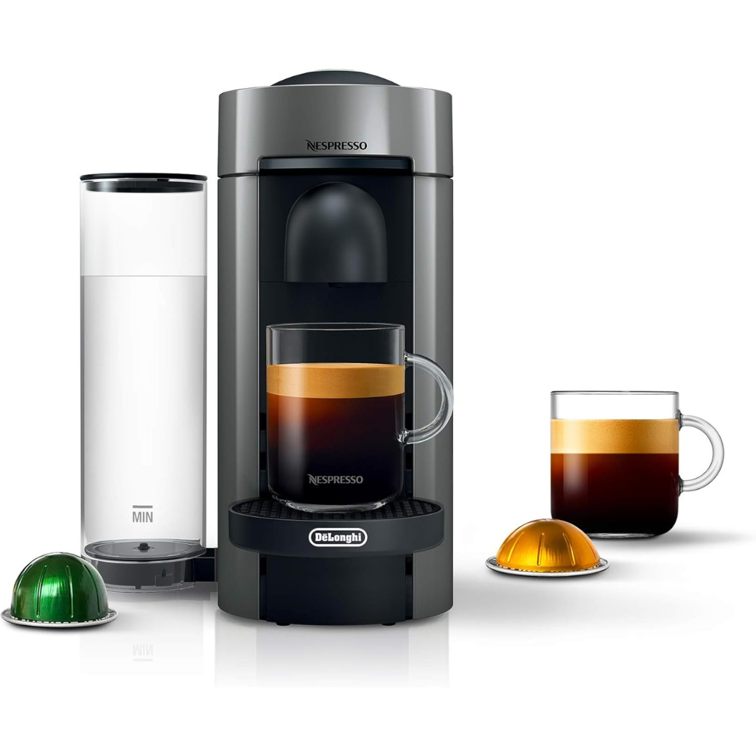 Nespresso VertuoPlus Coffee and Espresso Machine, 5 Fl Oz